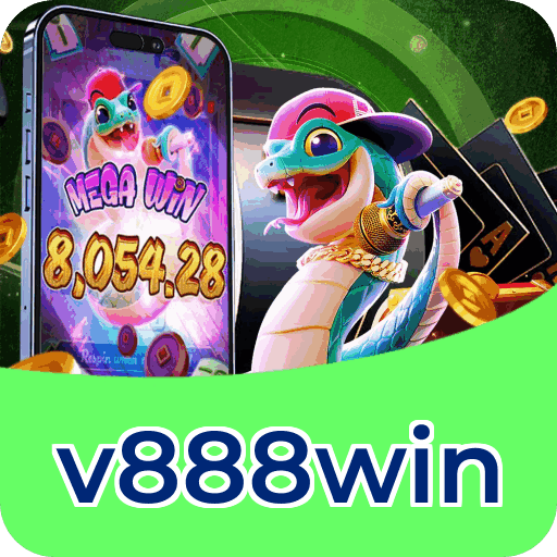 Material promocional do app v888win — ilustração, não métricas auditadas nesta página